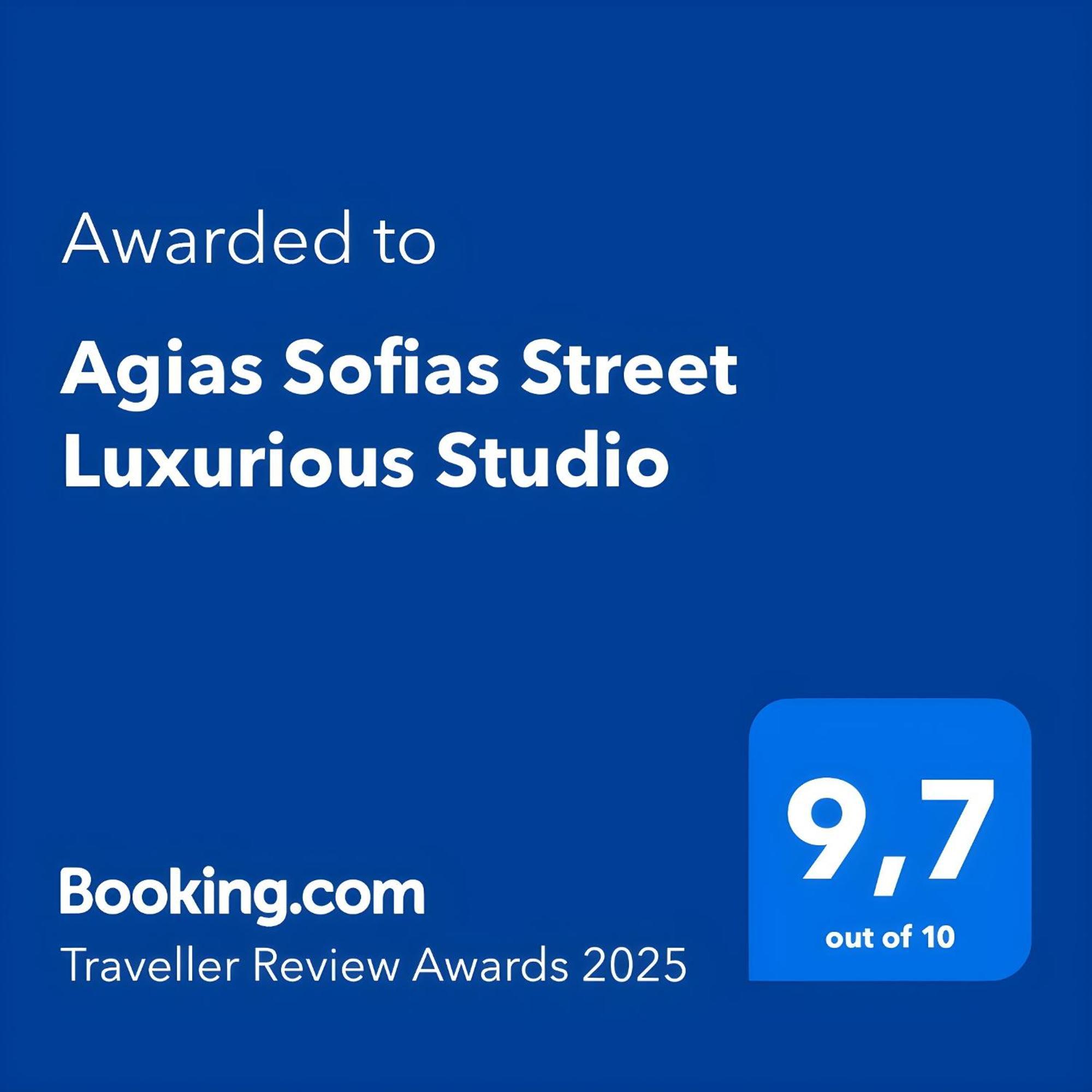 Agias Sofias Street Luxurious Studio Salonicco Esterno foto